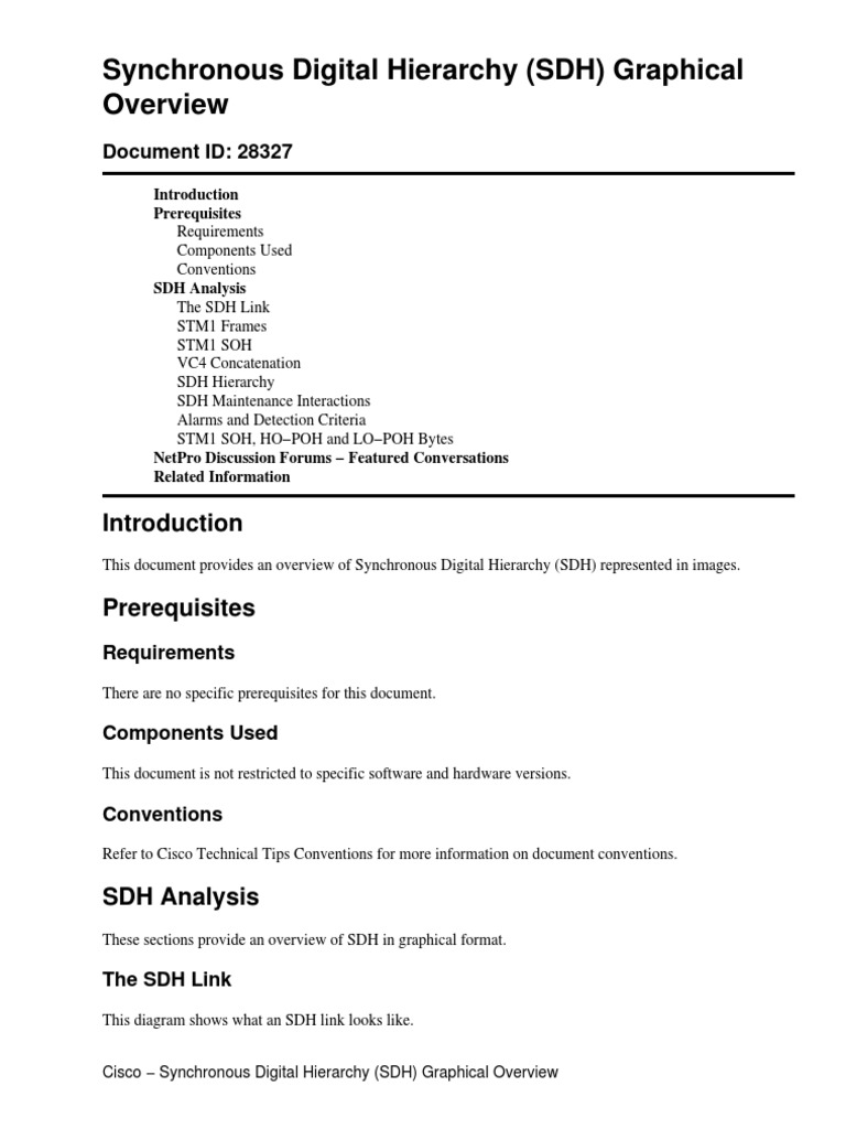 SDH-Step by Step | PDF | Computers