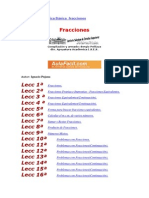 Curso Matemática Básica Fracciones