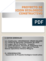 Proyecto de Exposicion Ecologico Constructivo