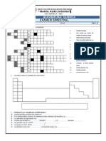 Evaluación II Bimestre QUIMICA 3TO