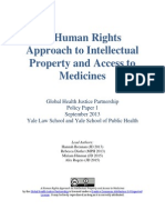 A Human Rights Approach to IP & Access to Medicines [H Brennan Et Al 2013]