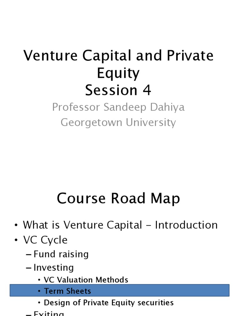 Venture Capital Cycle Overview | PDF | Venture Capital | Corporate Finance