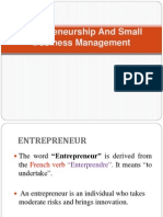 Entrepreneurship