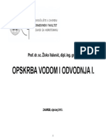 Opskrba Vodom I Odvodnja 1 M 2