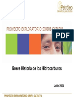 Breve Historia de Los Hidrocarburos