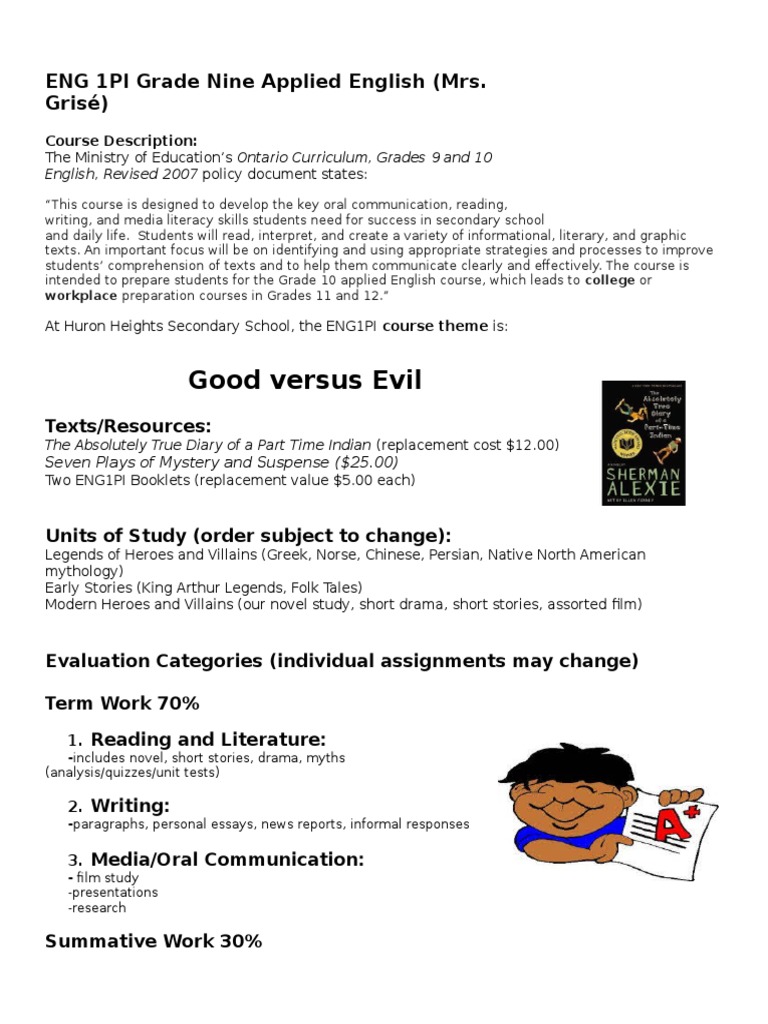 Grade 9 Applied English Course Overview | PDF | Cognition | Communication