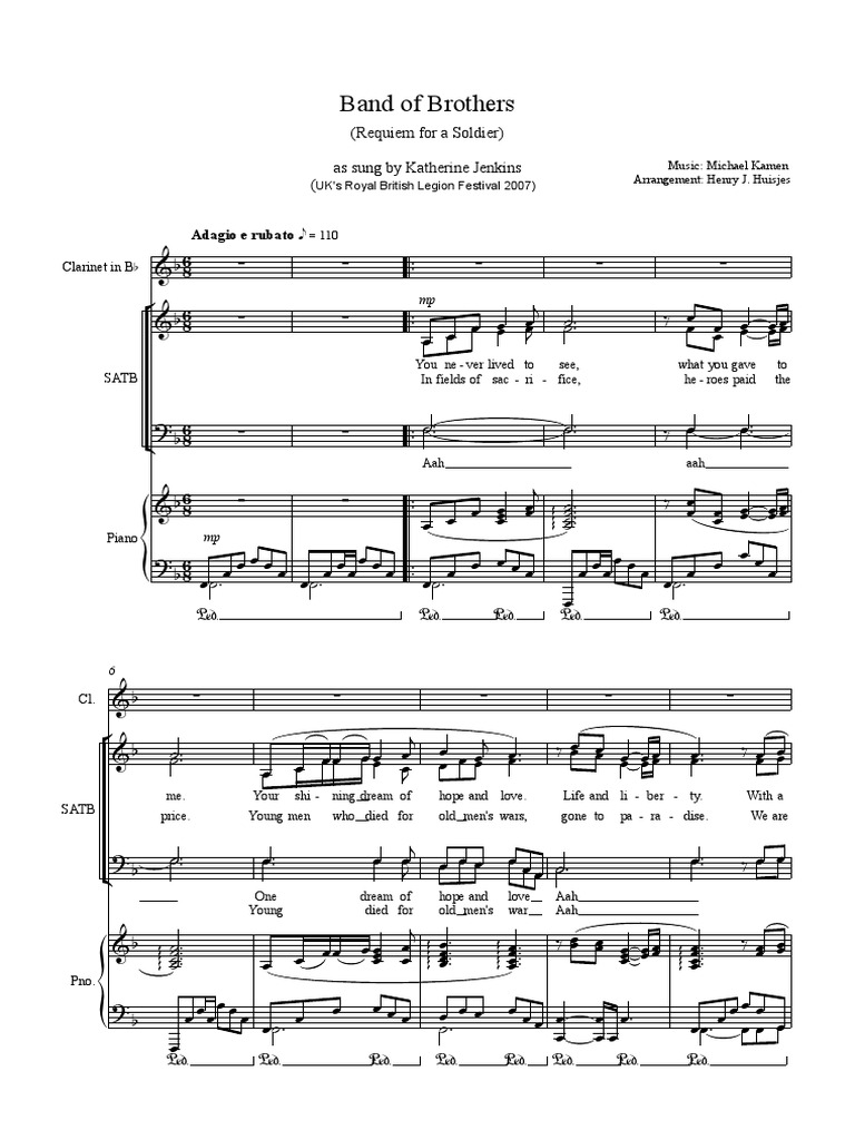 Band of Brothers Requiem For A Soldier Sample PDF Loisirs