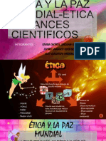 Ética y La Paz Mundial-ética y Avances Cientificos