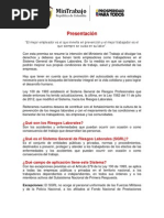 CARTILLA RIESGOS LABORALES