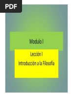 Introducion a La Filosofia