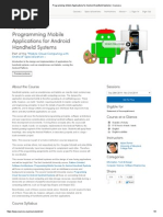 Download Coursera - Programming Mobile Apps Android by htdvul SN238263011 doc pdf