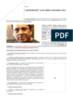 Sueñas Con Ser Presidente. Las Redes Sociales Son Tu Mejor Aliado PDF