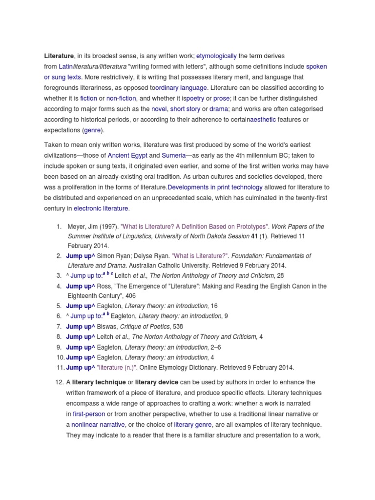 How to write a good literary essay picture