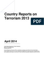 U.S. Department of State Country Reports on Terrorism 2013