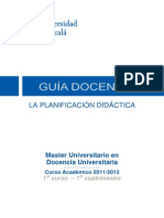 Guia Del Docente para Planificar