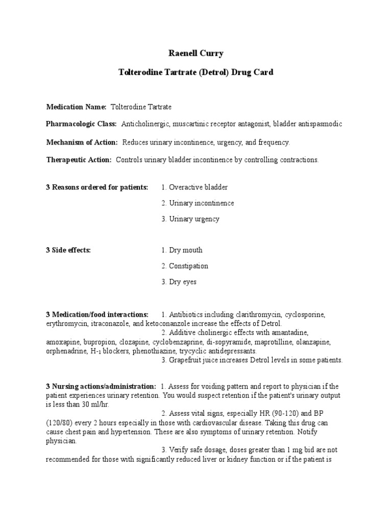 Erythromycin Tolterodine 2 Mg