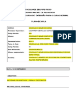 Modelo de Plano de Aula - CURSO NORMAL