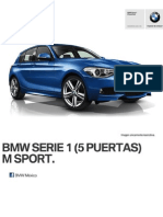 Ficha Tecnica BMW 118i 5 Puertas M Sport Manual 2014