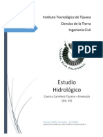 Estudio hidrológico de la cuenca del km 93 Tijuana-Ensenada