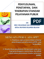 Standar Pelayanan Publik