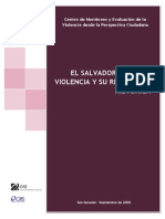 El Salvador. Mapa de Violencia y Su Referencia Histórica