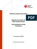 ACLS Avaliação Pré-curso