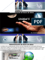 Administración de Bases de Datos Unidada v Posgrado