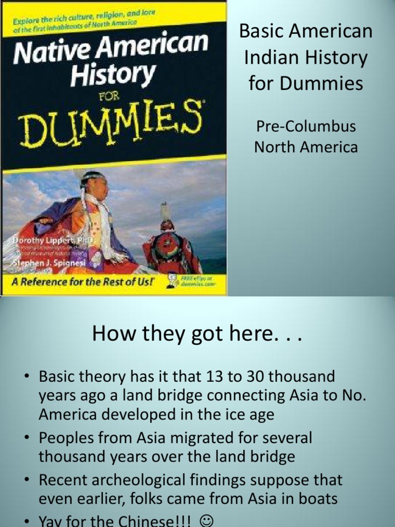 Basic American Indian History For Dummies PDF Native Americans In The United States