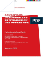 Conditions D'Abonnement Et Utilisation Des Offres SFR
