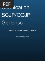 SCJP Java Generics Mock Exam Questions