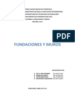 Fundaciones y Muros (Muros de Contención) .