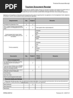 Travel History Form Template | PDF | Travel Visa | Passport