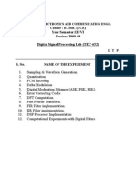 Dsp Lab Manual