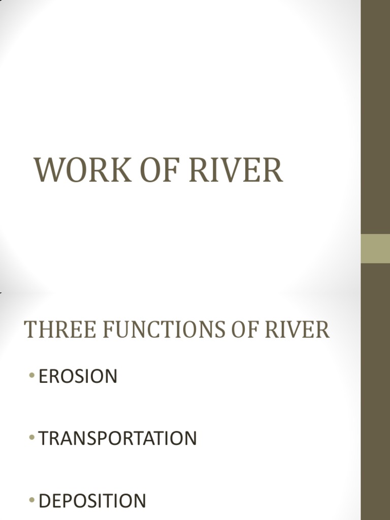 Functions and Processes of Rivers | PDF | Erosion | River