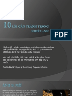 10 Lỗi Cần Tránh Trong Nhiếp Ảnh (Black)