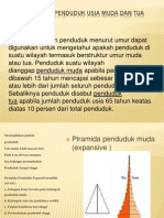 Karateristik Penduduk Usia Muda Dan Tua