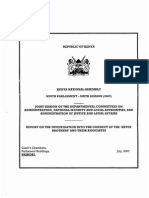 Report On The Investigation Into The Conduct of The Artur Brothers & Their Associates July 2007