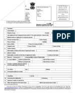 New Passport Application Form