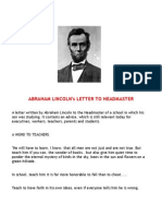 Abraham Lincoln Letter