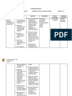 Planificación Anual Ciencias Naturales, 7mo A