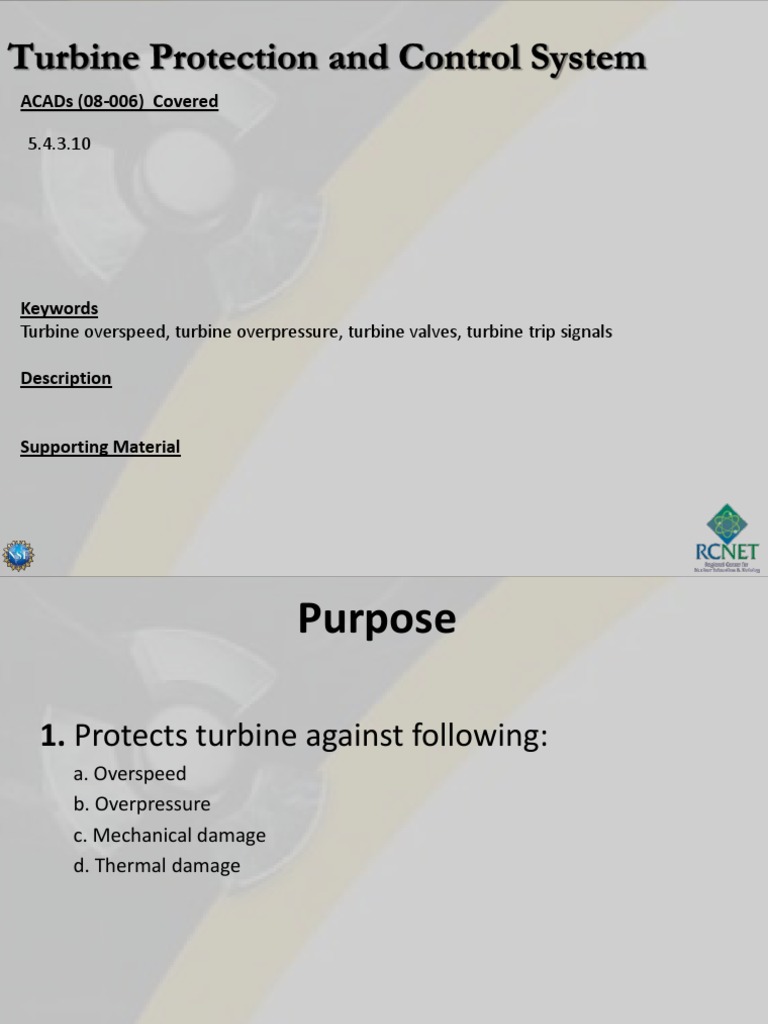 Steam Turbine Protection System Overview | PDF | Valve | Servomechanism