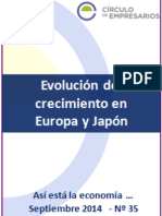 Evolución Del Crecimiento en Europa y Japón-Así Está La Economía-septiembre 2014-Círculo de Empresarios