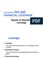 Operating and Financial Leverage