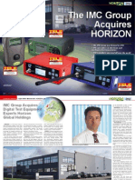 The IMC Group Acquires Horizon: COMPANY REPORT Signal Meter Manufacturer, HORIZON, UK