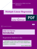 Multiple Linear Regression: Julia Hartman