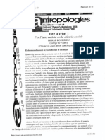 BOURDIEU, Pierre - Per L'heterodòxia en La Ciència Social (Antropologies 6, 1997)