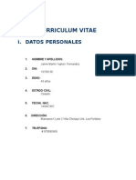 Curriculum Vitae Jaime (Final)