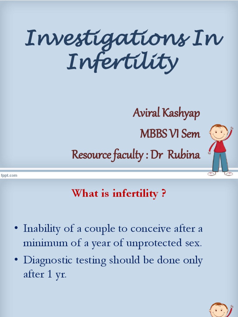Diagnostic Tests for Female Infertility | PDF | Menstrual Cycle ...