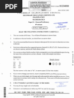 Jan 2024 Csec Math Exam Solutions | PDF