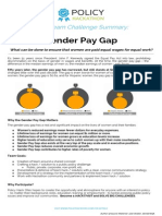 2014 9 1 Hackathon Challenge Summary - Gender Pay Gap